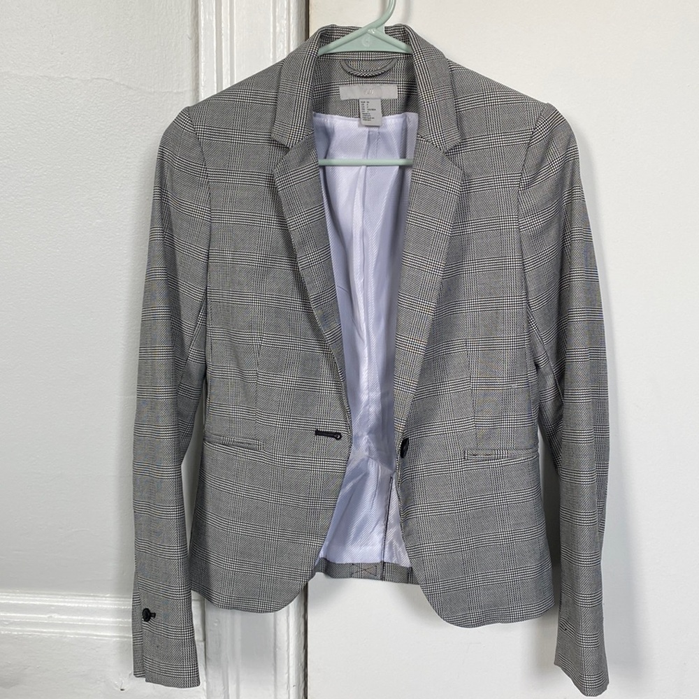 H&M Houndstooth Blazer